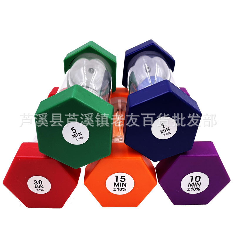 Picture of Creative Gift Set 6 Hourglass combination timer 30 seconds +1+2+3+4+5+10+15+30+60 minutes