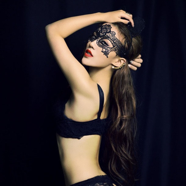 Picture of Nightclub Queen Party Sexy Lingerie Set Lace Hollow Eye Mask Princess Cat Factory Outlet