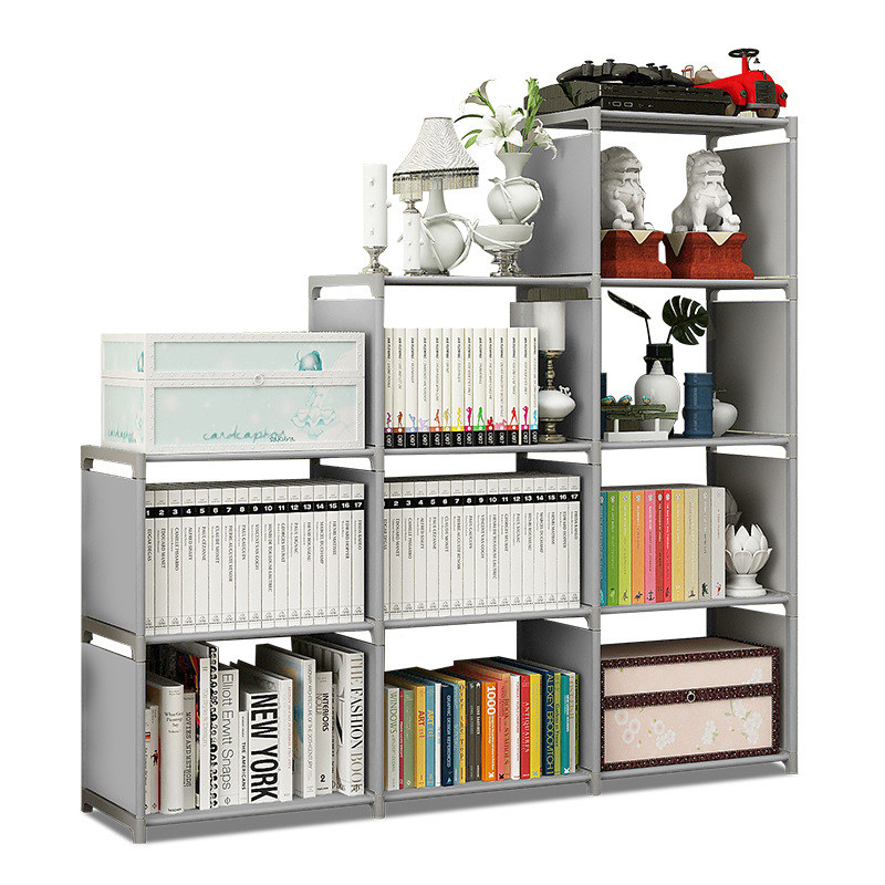 Picture of Bookcase trapezoidal bookshelf multi-layer combination bookcase shelf children student bookshelf classroom locker storage bookshelf