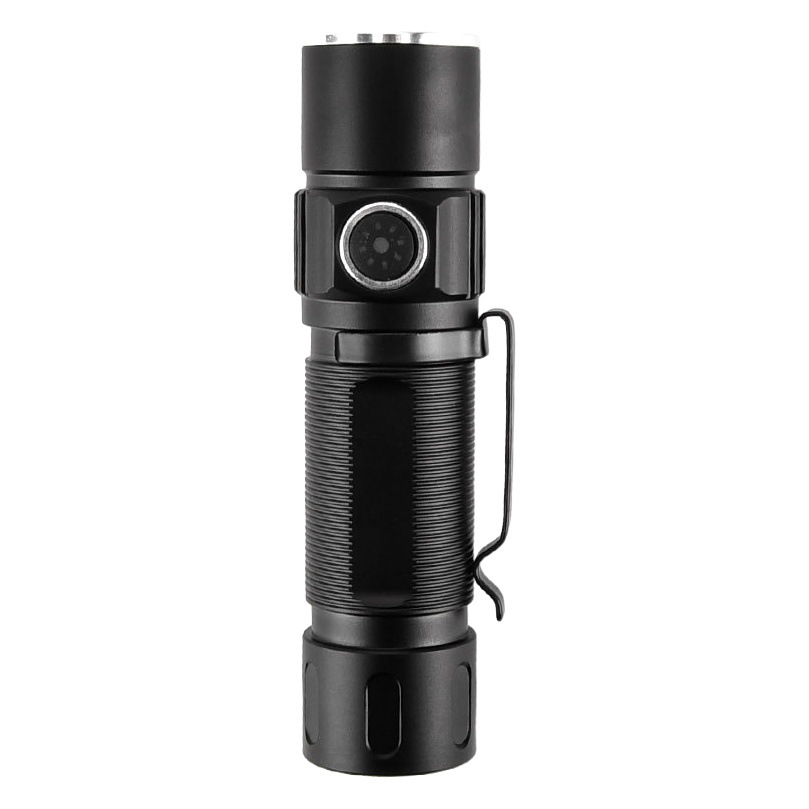 Cross-border output LED strong light remote USB charging three-eye multi-function clip Cap Light super bright mini portable flashlight