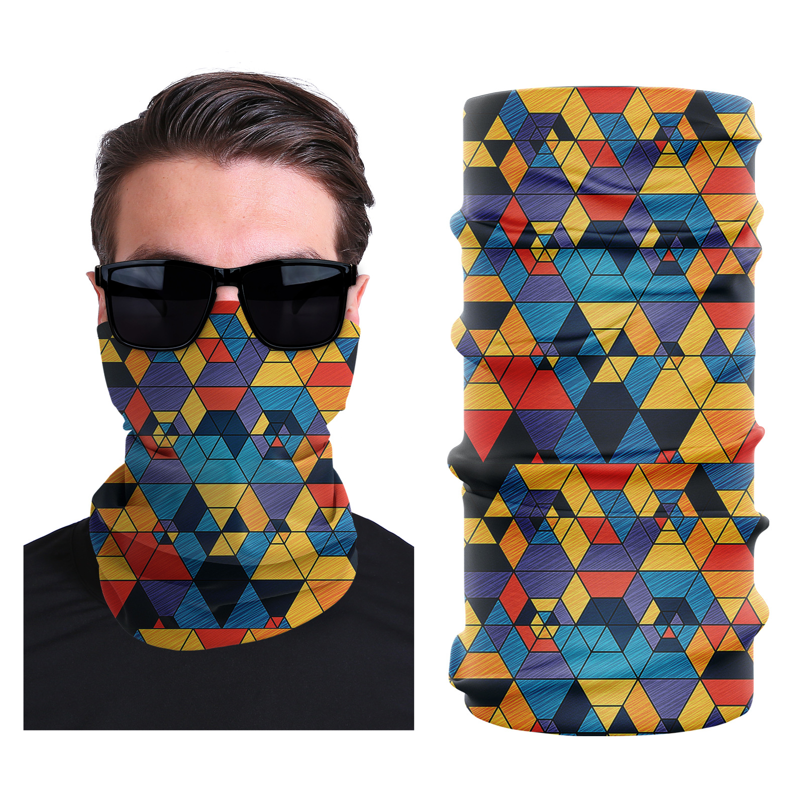 Picture of Xunhui magic scarf outdoor scarf mountaineering riding scarf high elastic seamless Ice Silk face towel cross-border bandana