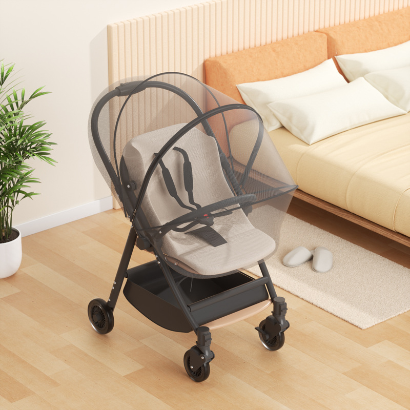Picture of Baby stroller mosquito net full cover universal baby stroller mosquito cover enlarged mesh sunshade children's stroller mosquito net