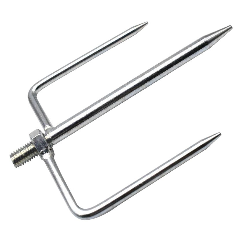 Fishing Accessories Fishing Umbrella Ground Insert Fishing Umbrella Ground Nail Umbrella Foot Fork Umbrella Seat Ground Insert@Portable Wind-Resistant Metal