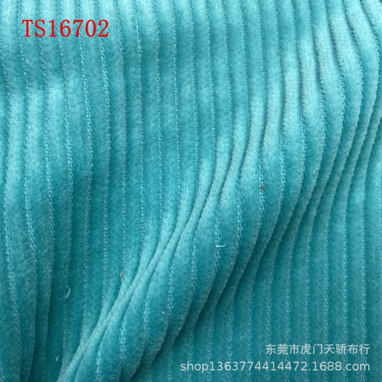 Good quality woven cotton 6-pit non-elastic corduroy 290-300g 6W non-elastic coarse pit flannel clothing shoes and hats