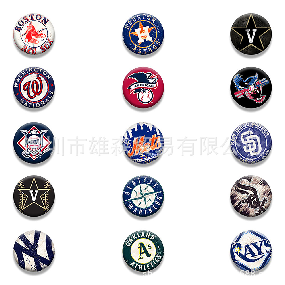 NFL American Baseball League Match Badge yankee newyorc yankee Peripheral Badge Pendant Set