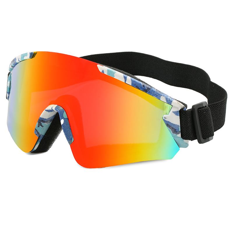 Picture of Men's and women's mountaineering ski goggles outdoor sports wind and sand ski glasses cross-border new colorful riding goggles
