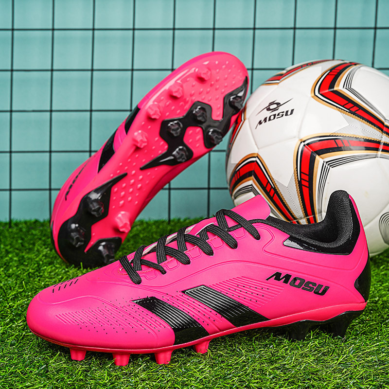 Cross-border Foreign Trade plus size Football Shoes Boys Students High-top AG Spikes Artificial Training Shoes TF Broken Nails
