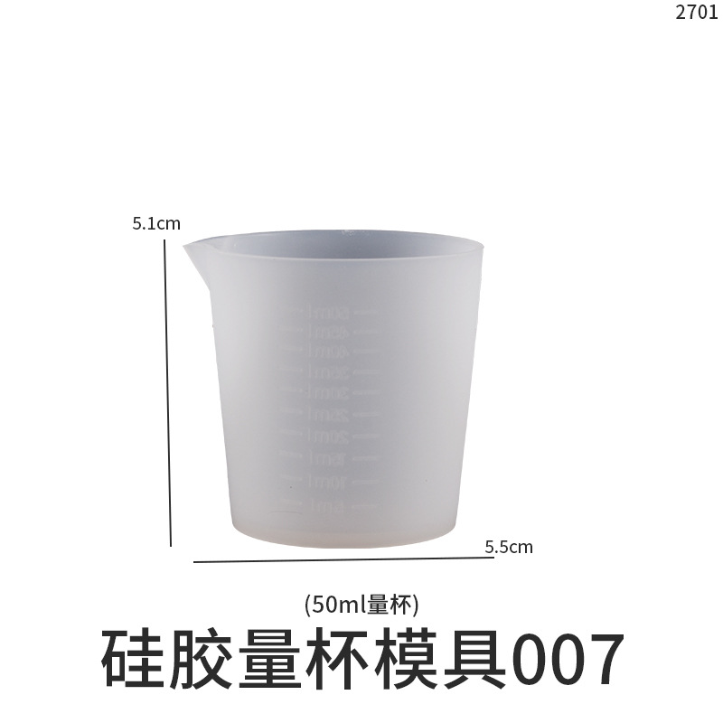 Picture of diy30 50 100 250 350 450 600 1000ml Crystal dropping Silicone Measuring Cup sub-filling cup mold