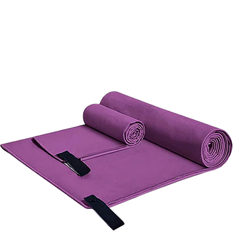 Picture of Quick-Drying Beach Towel Multi-Color Portable Quick-Drying Fitness Sports Towel Outdoor Beach Towel Mesh Bag
