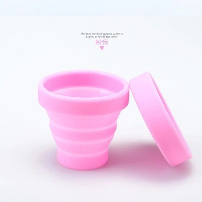 Picture of Silicone Foldable Cup, Large Diameter 320ml, Round Portable Cup, Factory Direct Sales Silicone Foldable Cup