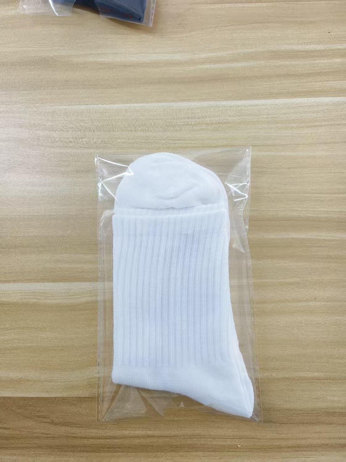 Picture of Men's socks cotton socks men's black white gray mid-calf length socks men's sports long white socks thin white socks