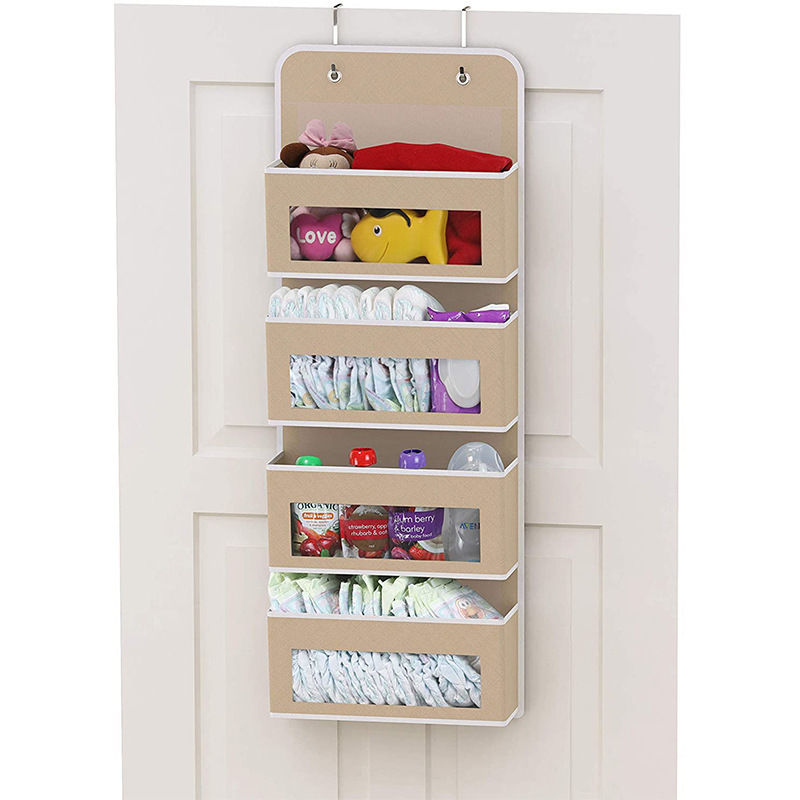 Door-behind Wall-mounted Underwear Storage Box Baby Bed Children's Toy Hanging Bag Doll Door-behind Home Storage Hanging Bag