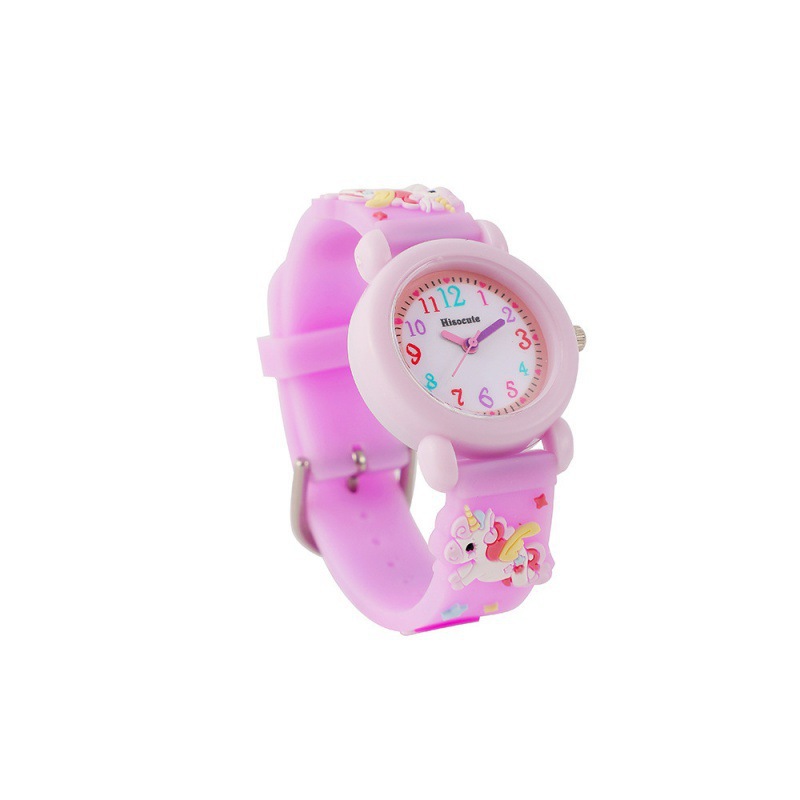 Picture of 2024 New Cartoon Children Unicorn Watch Cute Girl Electronic Watch Student Quartz Watch Prizes Gift
