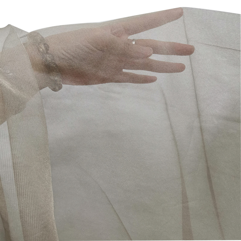 Transparent mesh fabric 45g silver fiber fabric anti-radiation silver fiber mask antibacterial maternity clothes anti-electromagnetic radiation cloth
