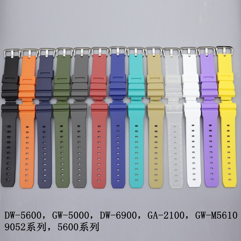 For Cassib DW-6900 5600 Series Silicone Strap 16mm G SHOCK Watch Strap Accessories