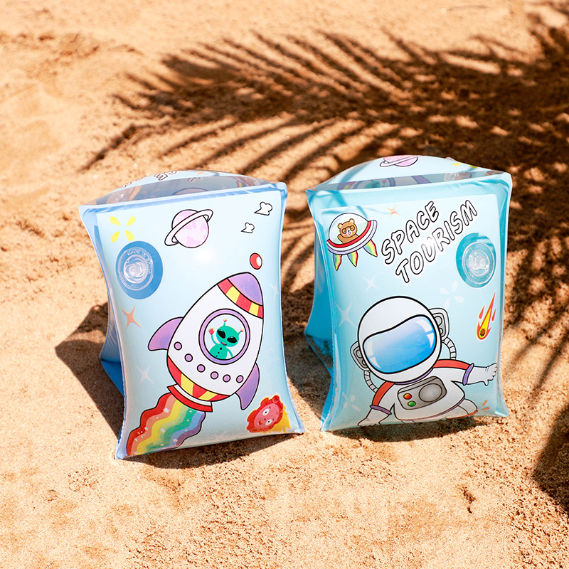 Pasha ins new inflatable cartoon triangle arm ring buoyancy water sleeve children children swimming ring manufacturers in stock