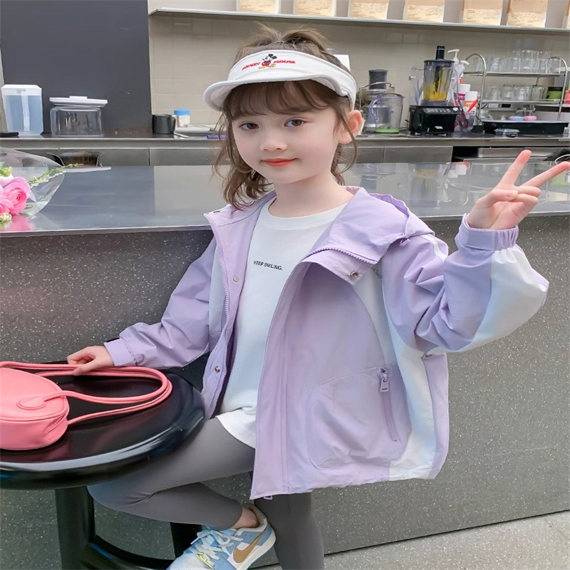 Mile Children's Castle Girls' Coat 2024 New Spring and Autumn Clothes Children's Western Style Casual Top Girls' Jacket