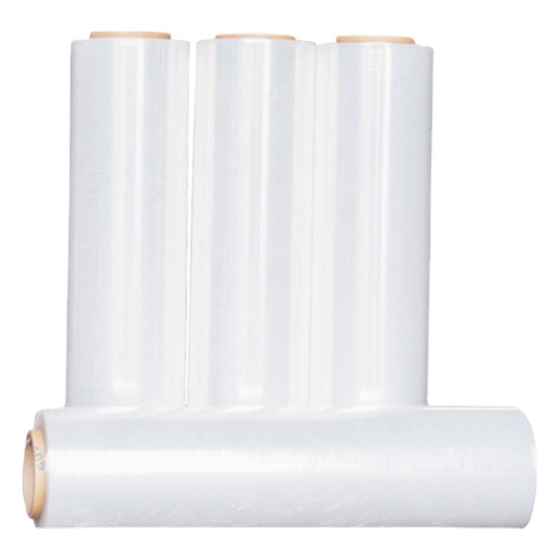 Manufacturer Supplies Transparent Paper Packaging Film 50cm Wide Pcr Stretch Film Industrial Plastic Pe Packaging Film