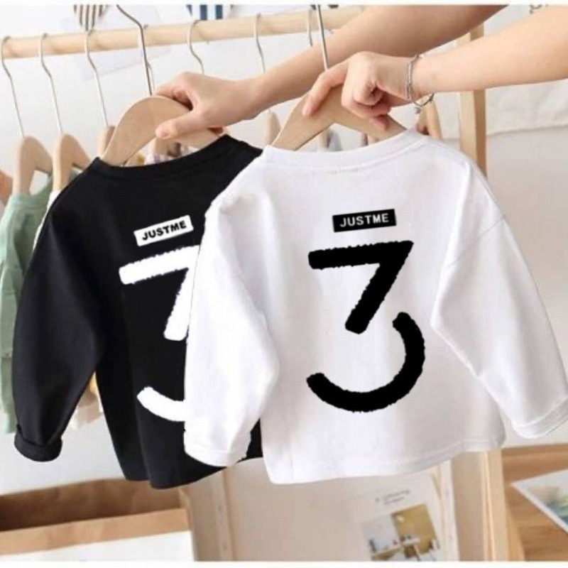 Picture of Spring and Autumn 2024 New Children's Cotton Long-sleeved T-shirt Children's Handsome Base Shirt Children's Inner Top