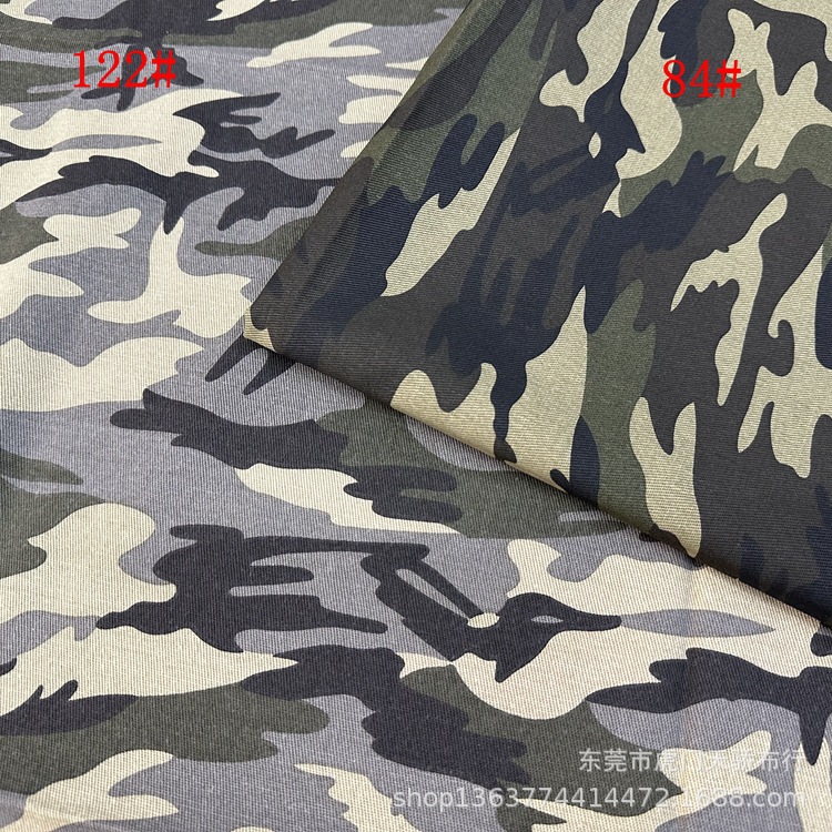 Ready Supply of Woven Cotton Twill Printing, Non-Elastic Yarn Card Printing Fabric, Clothing, Shoes, Hats, Bags, Pants Fabric