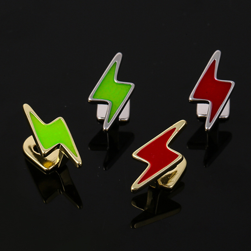 2023 New Cross-border Foreign Trade Braces Creative Lightning Single Teeth Hip-hop Trendy Men's Personalized Dentures Decorative Jewelry