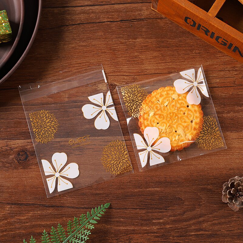 Pure handmade snowflake crisp milk jujube packaging bag moon cake yolk crisp small cookies candy biscuits self-sealing bag nougat paper