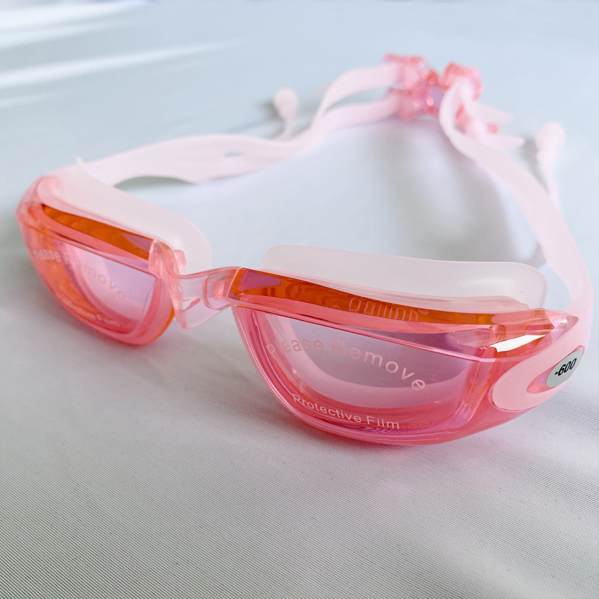 Picture of Myopia swimming goggles HD waterproof anti-fog swimming glasses men and women large frame goggles new goggles with earplugs