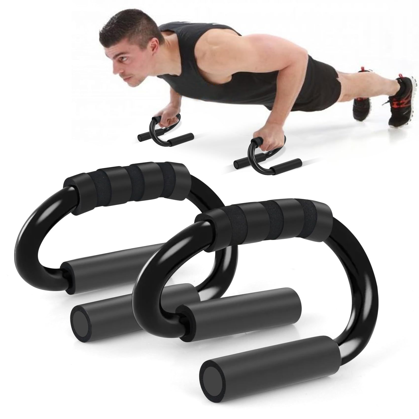Cross-border S-type Push-up Bracket Home Fitness Equipment Men's Abdominal Exercise Muscle-increasing Chest Expansion Sports Support Equipment