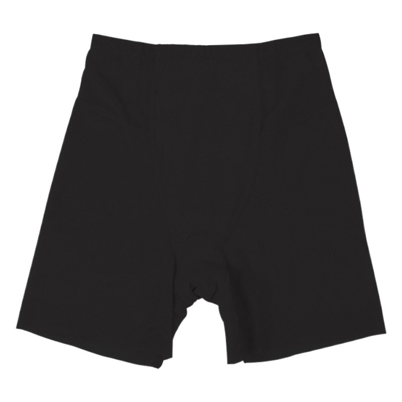 Abdominal hip lifting brimless body-shaping pants Breathable linen anion antibacterial crotch high waist two-in-one safety underwear for women