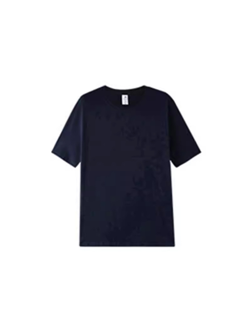 Picture of Cross-border foreign trade for a generation of hair after the collar combed compact siro spinning short sleeve shoulder t-shirt factory outlet
