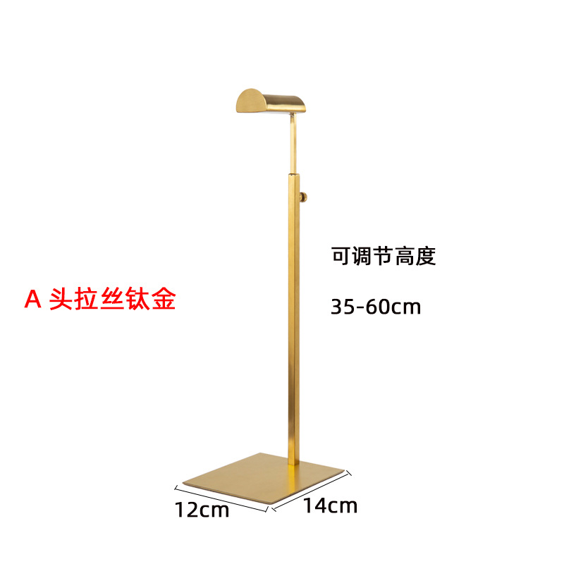 Picture of Factory wholesale adjustable bag rack support bag rack clothing store bag Display Stainless Steel bag display rack
