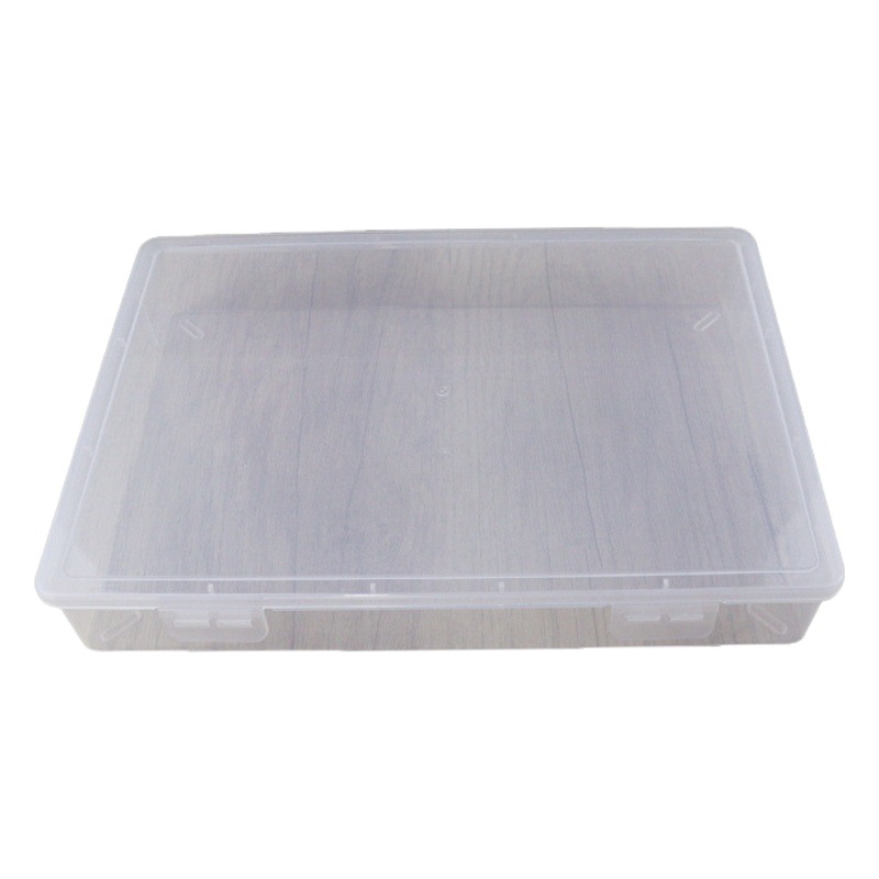 Rectangular Pp Packaging Box Transparent Storage Box Stationery Box Jewelry Box Guka File Accessories Box Plastic Box