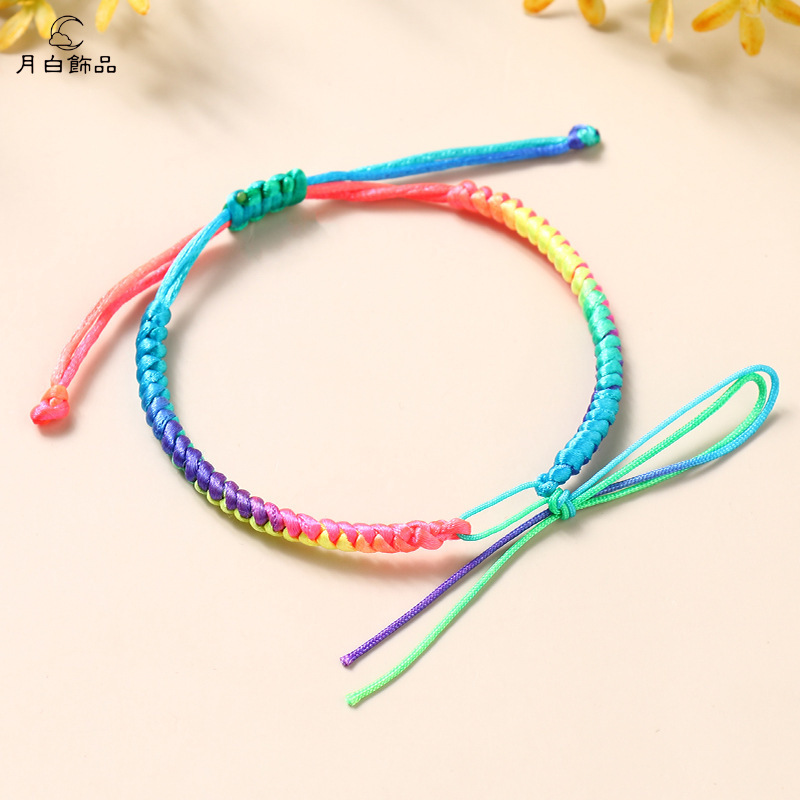 Picture of Dragon Boat Festival Red Rope Hand-woven Phoenix Tail Knot This Year of Life Simple Bracelet Ethnic Style Couple Bracelet Bracelet Wholesale