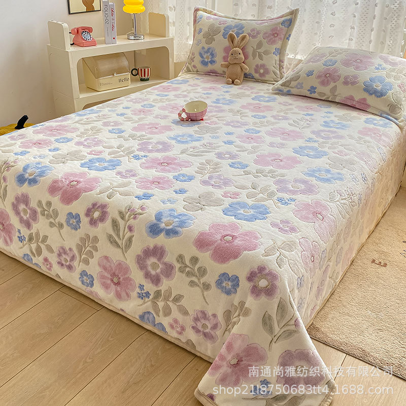 Picture of Blanket Coral Fleece Cover Blanket Flannel Blanket Cartoon Sofa Blanket Single Bed Sheet Single Air Conditioning Nap Blanket Quilt
