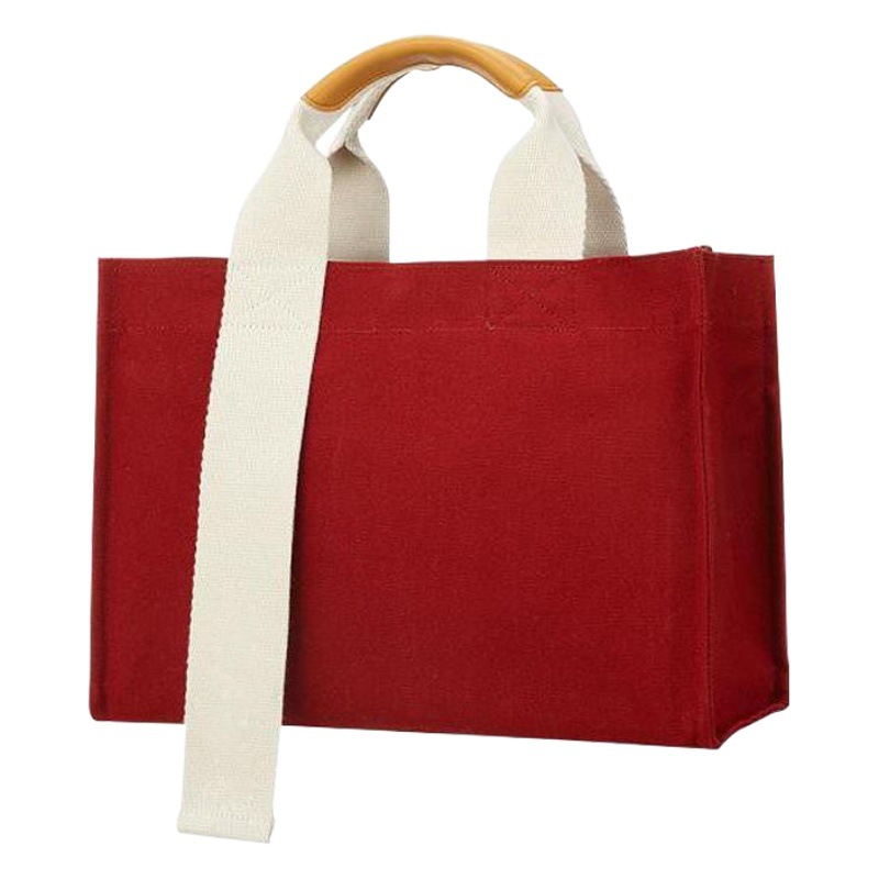 Canvas Bag Custom Cotton Bag Shoulder Bag Large Capacity Portable Crossbody Advertising Printable logo Text Canvas Bag