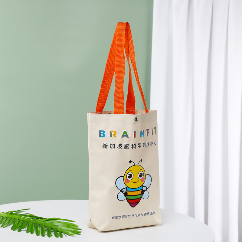 Portable Advertising Folding Oxford Cloth Shopping Bag Printed logo Business Gift Waterproof Oxford Cloth Bag Gift Bag