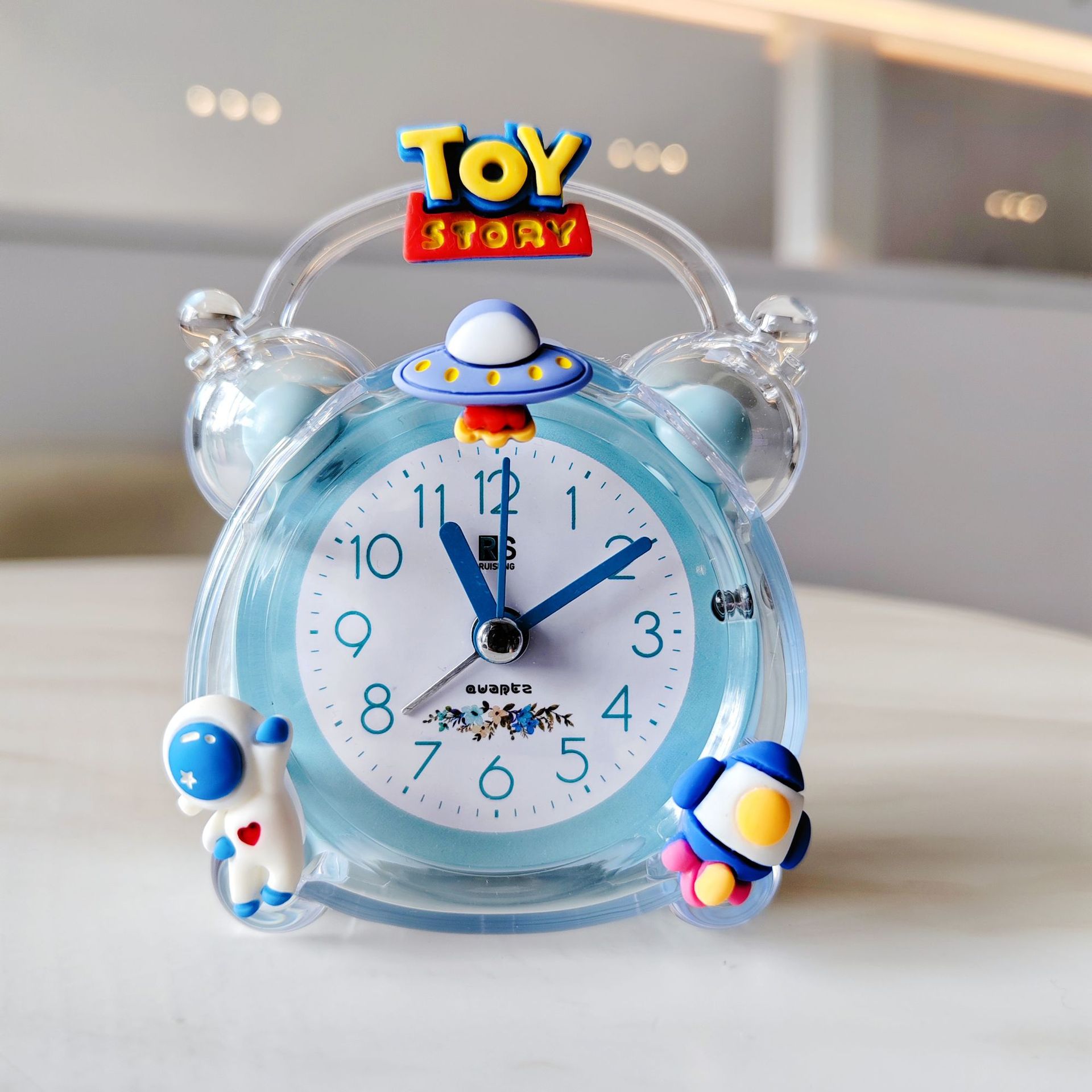 Picture of Childlike Cartoon Kidsren's Alarm Clock Creative Student Bedside Small Alarm Clock Kindergarten Small Gift Sharing Small Gift for the Whole Class