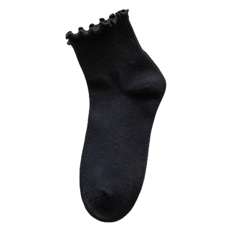Summer Thin Lace Short Socks Women Lolita jk Socks Cotton Sweet Girl Ear Edge College Boat Socks