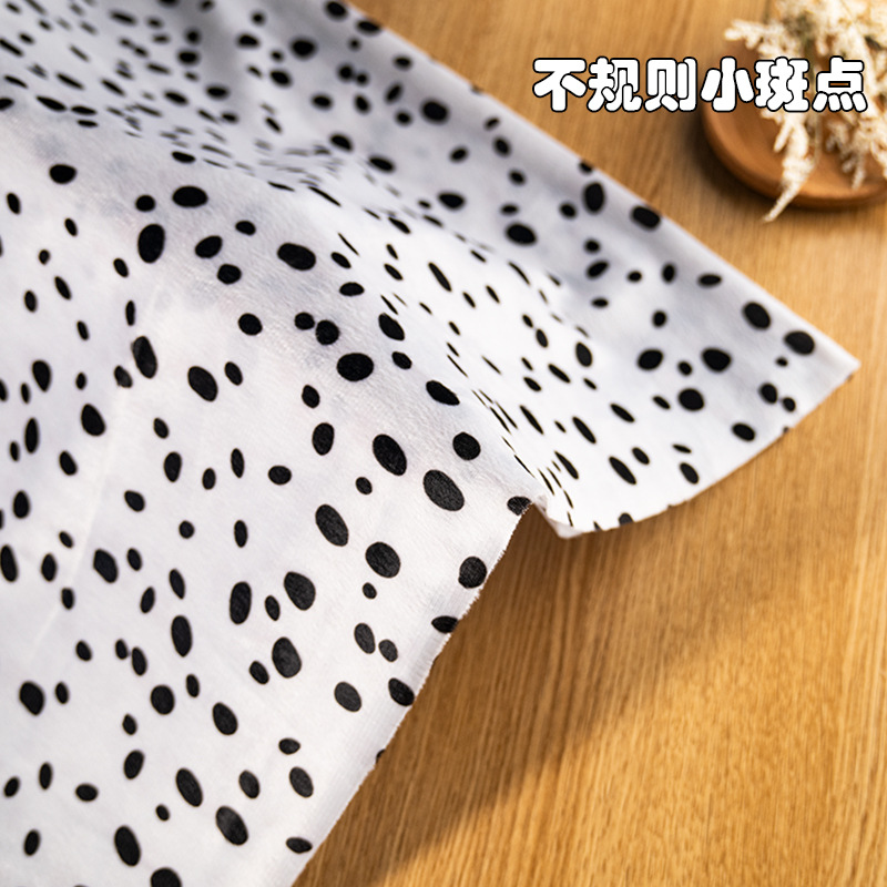 Picture of animal print short plush fabric tiger print leopard print zebra milk print fabric savage stage dress diy toy