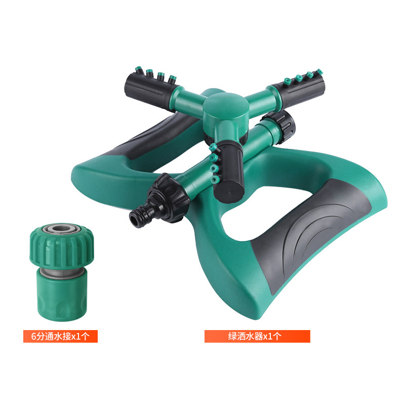 Picture of Wholesale 360-Degree Automatic Rotating Butterfly Sprinkler Garden Watering Three-Head Series Three-Pronged Lawn Sprinkler