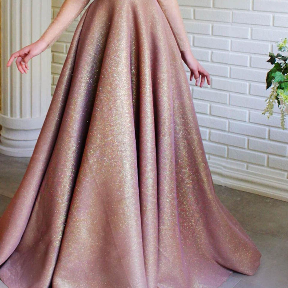 Picture of Amazon ebay foreign trade banquet evening dress fashion ball dress crew neck perspective backless bridesmaid dress women