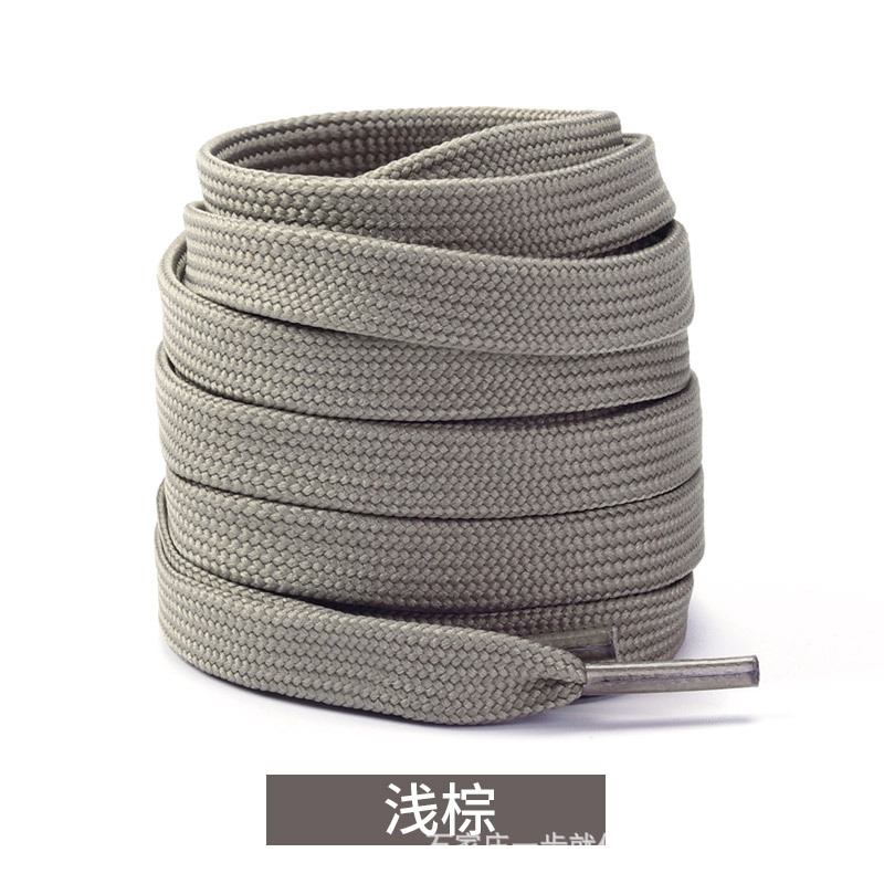 Picture of Wild elephant double fine line shoelaces Adi shell head canvas shoelaces casual shoes sneaker black and white color flat shoelaces