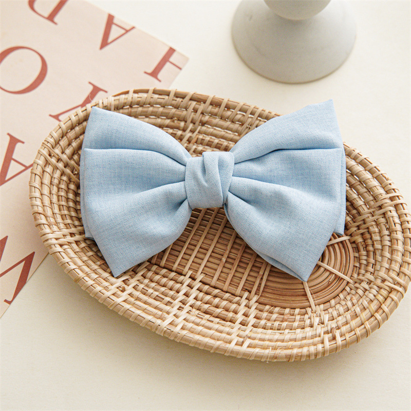 Picture of Headwear New Hairpin Knotted Bow Hairpin Women's Fabric Spring Clip Hairpin Wholesale Ready-Made Accessories