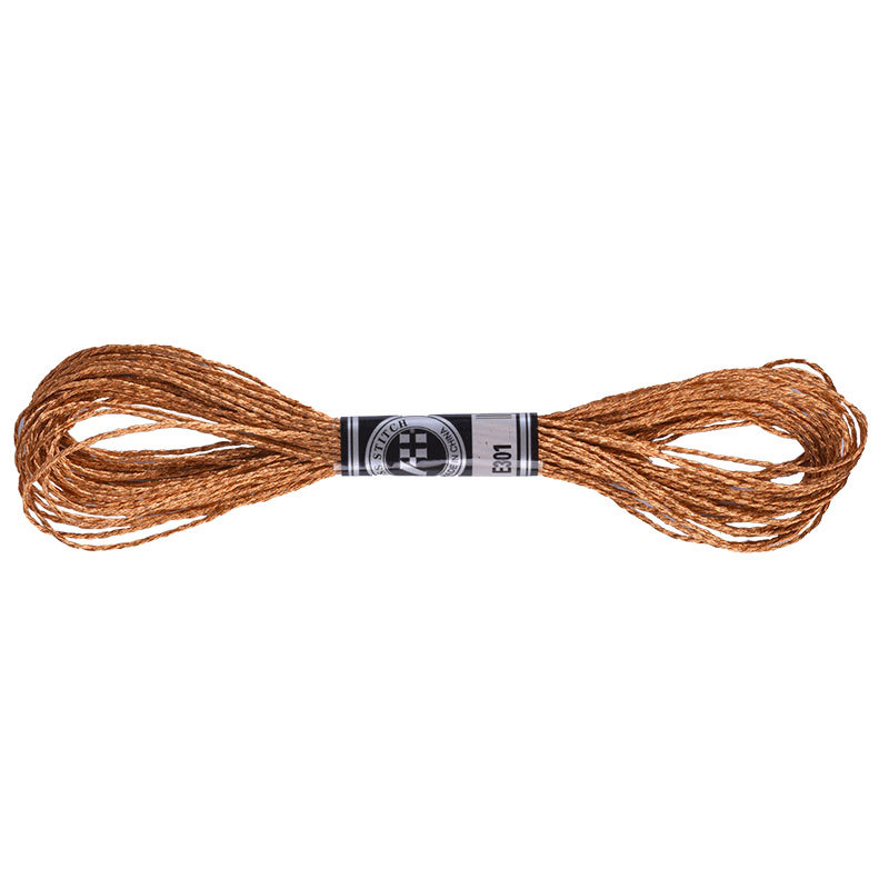 Picture of Manufacturer Wholesale Dmc Color Gold and Silver Thread Embroider Cross Stitch Thread Handmade Accessories 8.12m Strands of Metal Wire Embroider Thread