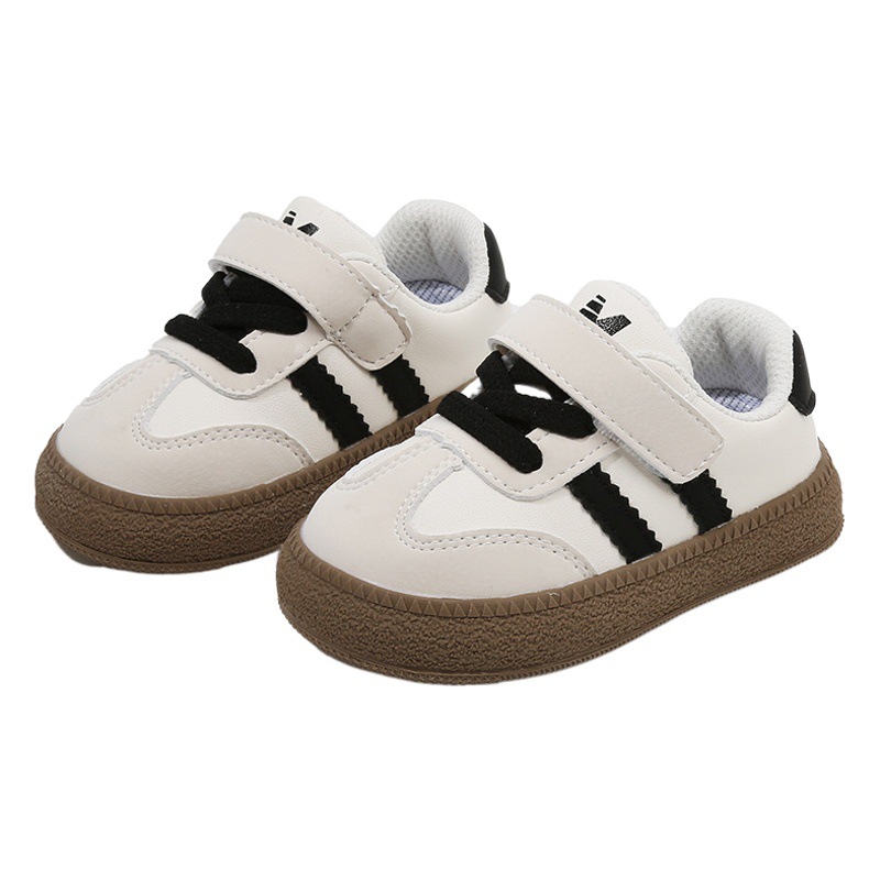 Microphone bear children's moral training shoes baby toddler shoes spring and autumn baby shoes boys' casual board shoes little children girls' shoes