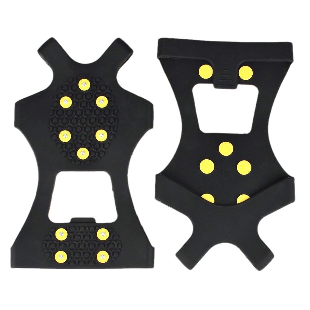 Picture of Cross-Border Ten-Pin Anti-Skating Shoe Covers for Winter Outdoor Sports Mountaineering and Rock Climbing Snow Silicone Crampons Shoe Spike Foot Covers