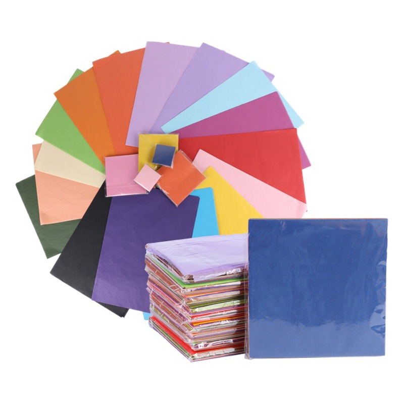 14G color copy paper wholesale flower gift box shoes wrapping paper children handmade paper color pear paper 17g