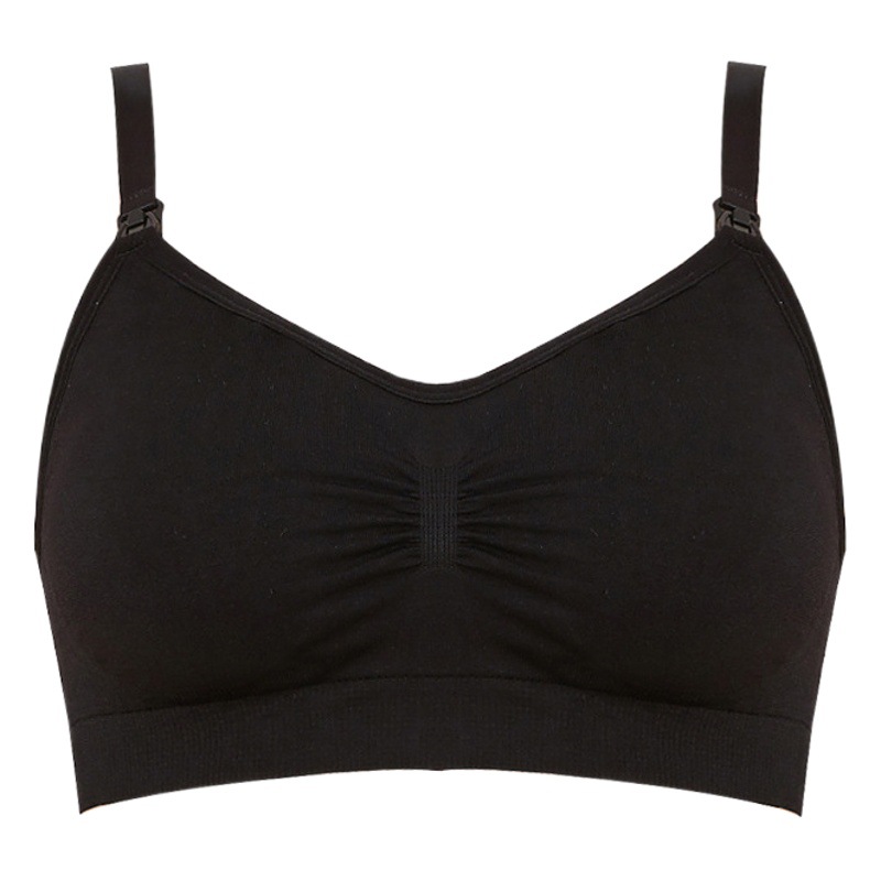 Nursing Bra, Breast Pumping, Hands-Free Bra, Postpartum Wire-Free Thin Top-Opening Buckle Hanging Breast Pump, Milking Intimates