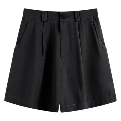 Picture of 2023 New Suit Shorts Women's Summer Thin Small High Waist Fashion Loose Slim Casual Wide Leg Pants