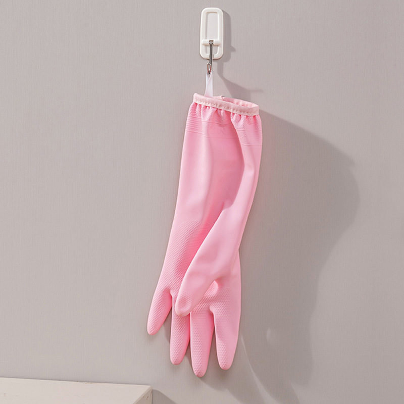 Picture of Home kitchen dishwashing brush bowl household gloves waterproof cleaning women durable laundry household rubber latex wholesale